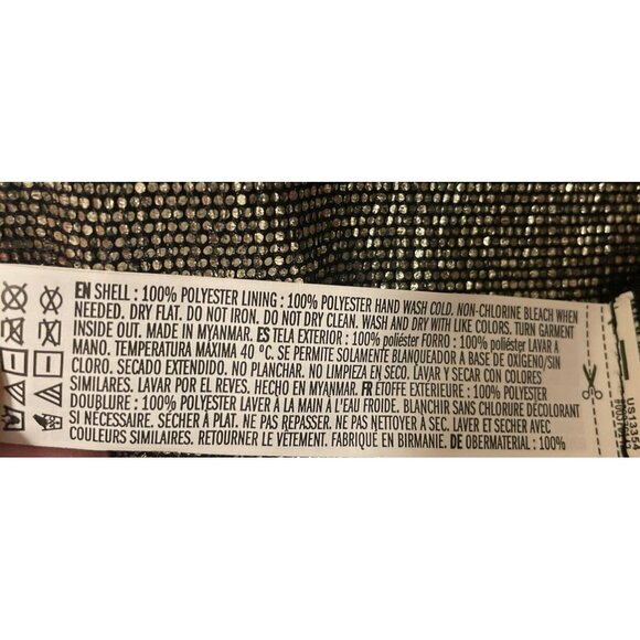 NWT Forever 21 Plus Lined Dress Size 3X Gold Sequin Adjustable Strap Party - Picture 8 of 8